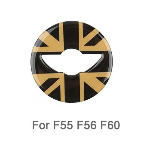 3D Auto Steering Wheel Center Dedicated Sticker For MIN Cooper F55 F56 F60 Clubman Countryman Car Accessories