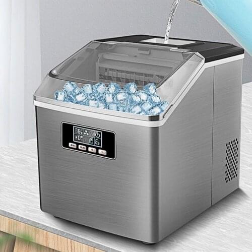 25kg/24h Automatic Mini Ice Maker Electric Small Cubes Making Machine Quick Ice Making Machine For Milk Tea Shop home 220V 120W