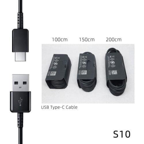 500pcs/lot 1m 2m Fast Charger USB C Cable Quick Charge Type C Charging usb cable for Samsung S10 mobile cell phone date cable