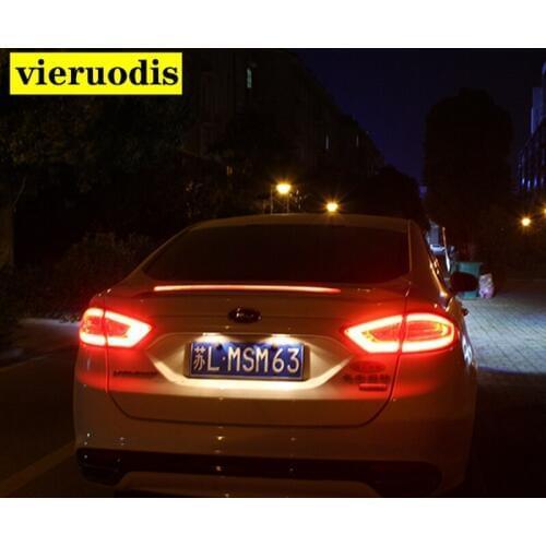 For Ford Mondeo/Fusion Car Decoration 2013 2014 2015 2016 2017 ABS Plastic Paint Painting Color Rear LED Spoiler
