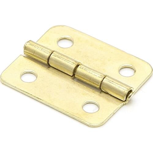 Kitchen Cabinet Door 4 Holes Drawer Hinges Jewelry Box Furniture 18*16mm 10PCS/SET M05