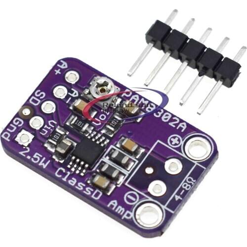 PAM8302 2.5W CJMCU-832 single channel class D audio power amplifier module development board