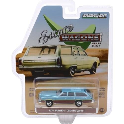 GL 1:64 1977 Pontiac LeMans Safari Wagon alloy model Car Diecast Metal Toys Birthday Gift For Kids Boy