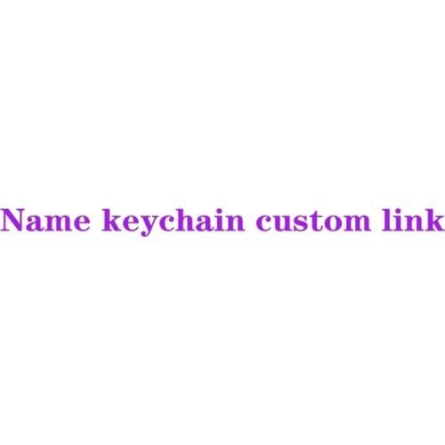 Name photo keychain customized link