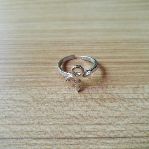 10pcs New Fashion Animal Jewelry Prince Love Symbol adjustable ring For Women Vintage Gift mens SanLan