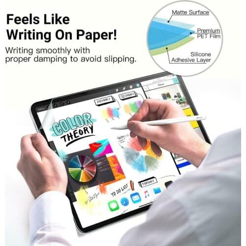 SwitchEasy Paper Like Matte Screen Protector for iPad PRO 12.9/ 10.2/ Pro 11/ Air4 10.9