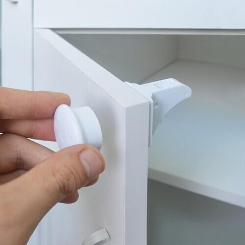 Baby Safety Magnetic Cabinet Lock Set mutifunction Drawer Locks for the safety of baby Magnet Security Lock