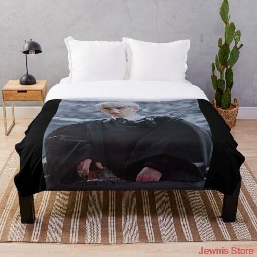 Malfoy Throw Blanket Plush Throw for Beds Sofa Soft Warm Sherpa Fleece Blankets For Child Boy Girl Kid Adults Gift