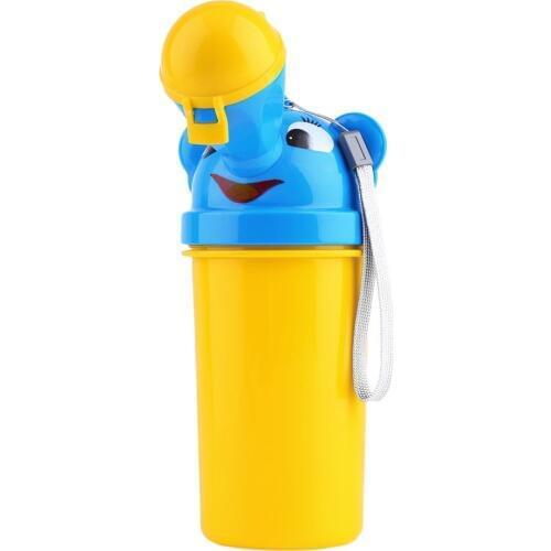 Portable Car Toilet Baby Urinal Travel Boy Girl Outdoor Kid Potty Vehicular Training Cartoon Urinal Leak-proof Convinient Tools