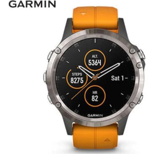 Original Garmin Fenix 5 Plus GPS GOLF Smartwatch 100M waterproof diving Heart Rate Monitor Music Garmin Pay NFC smart watch men