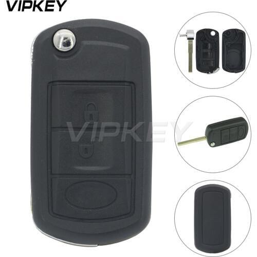 Remotekey replacement Folding remote key shell 3 button HU101 blade for Landrover LR3 Range Rover 2007 2008 2009 2010