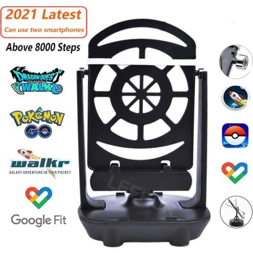 USB Phone Walking Swing Shaker Pedometer Stand For Pokemon Go Google Fit Mobile Automatic Shaker Counter Stepper For Android IOS