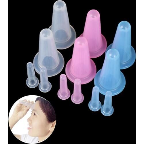 5pcs Vacuum Cupping Cans For Massage Ventosa Celulitis Suction Cup Chinese Suction Cups Face Neck Massage Cans Anti Cellulite