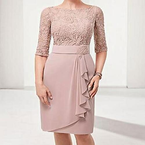 YNQNFS bridal dress mom retro vintage elegant lace bride mom dress Vestido bridal wedding dress