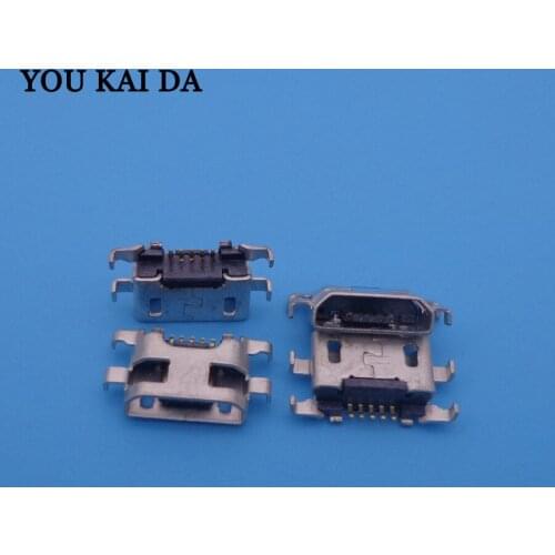 10pcs/lot Micro USB Jack 5P Female Socket dock plug connector replacement 5 Pin phone charging port for Nokia lumia 625 1320