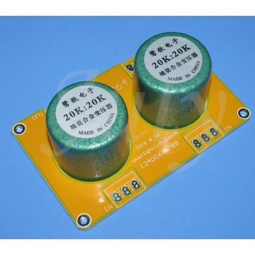 20K: 20K Permalloy audio transformer, imitating Jensen proofreading transformer，signal isolation transformer