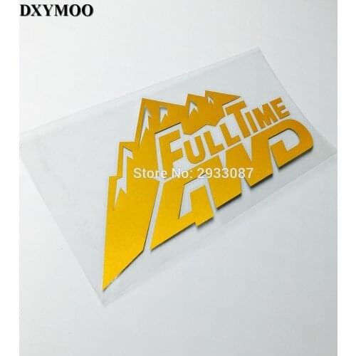 3 Sizes Car Styling SUV 4X4 FULLTIME 4WD Auto Whole Body Door Window Sticker Decal Vinyl