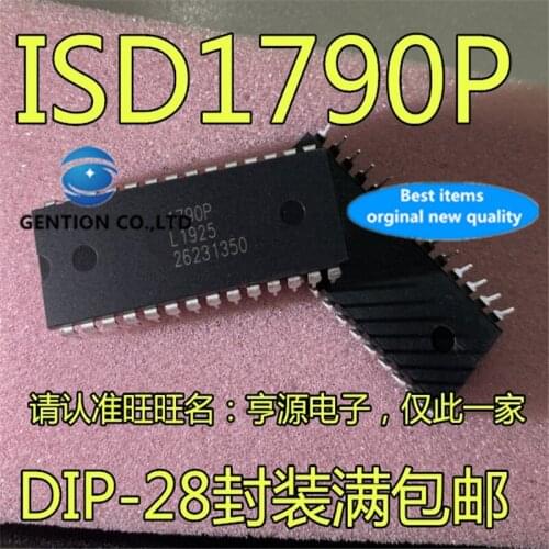 5Pcs ISD1790 ISD1790P ISD1790PY DIP-28 Voice chip in stock 100% new and original