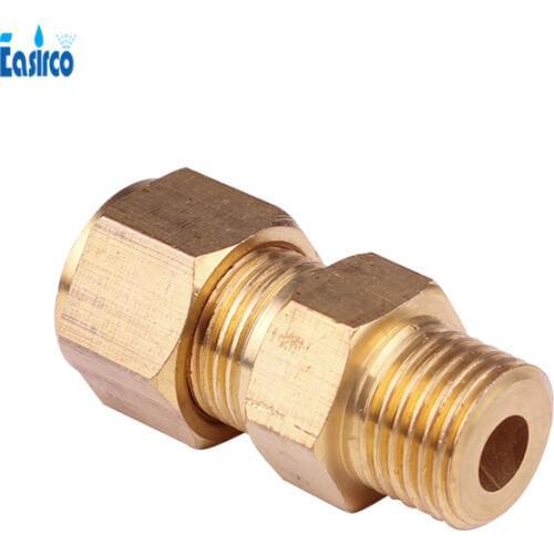 5pcs/pack) 1/4''-6mm(OD) Factory direct Transform Male thread connector 1/4''-6mm(OD) tube for mist system.free shipping