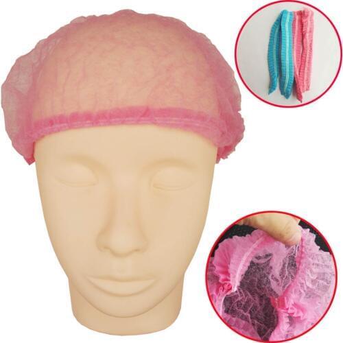 50 pcs Microblading Permanent Makup Accessories Disposable Hairnet Catering Spray Industrial Hat