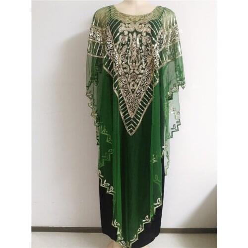 African womens dress African dress sequins high quality top fashion African womens dress A coat