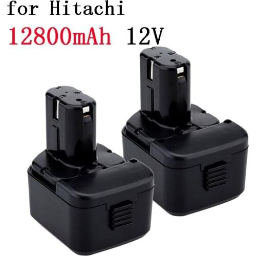 Hatachi battery 12V 12.8Ah rechargeable Battery for Hitachi EB1214S 12V EB1220BL EB1212S WR12DMR CD4D DH15DV C5D , DS 12DVF3