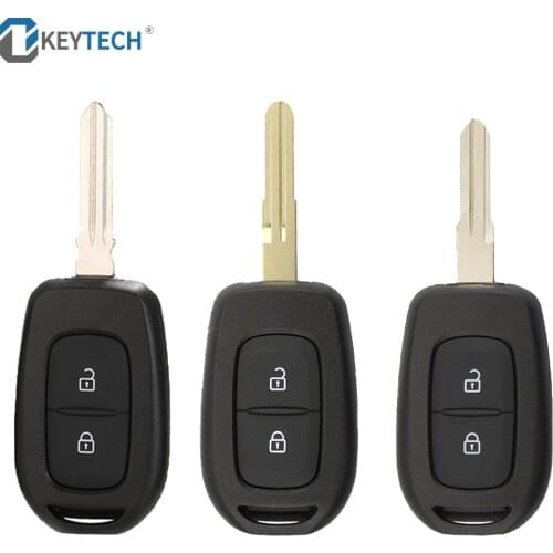 OkeyTech 2 Buttons High Quality Remote Key Shell Case For Renault Sandero Dacia Logan Lodgy Dokker Duster Trafic Clio4 Master