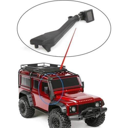 Black Rubber Snorkel for 1/10 RC Crawler Car Traxxas TRX-4 Defender TRX4 T4 Accessories