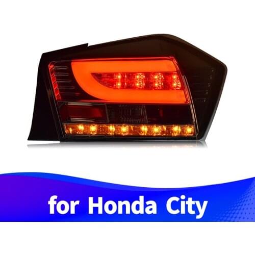 Taillight Assembly for Honda City LED running light LED brake light LED turn signal