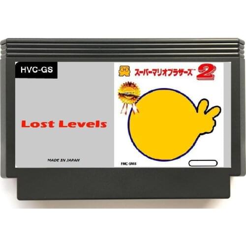 SMB 2 Lost Levels(FDS) Game Cartridge for FC Console