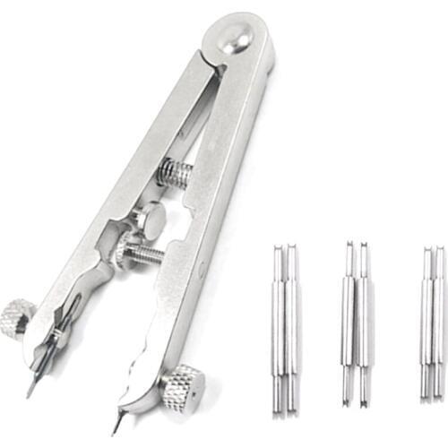 Watch Bracelet Remover Spring Bar Plier Watch Strap Adjuster Tool Disassemble V-Type Remove The Strap Pliers