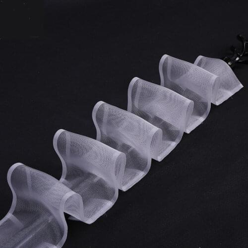 Transparent Hooks Processing Belt of Curtains 5/10 Meters Of Curtain Header Sheer Pencil Hook Tape Curtain Accessory CP101 *30