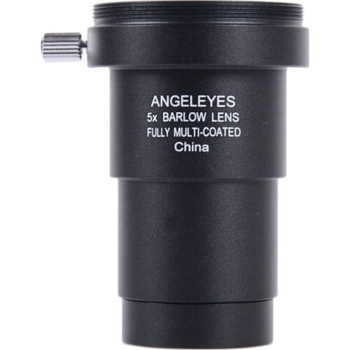 Metal 3X Barlow Lens Extenders 1.25 Inches 31.7mm Astronomical Telescope Monocular Lens Multilayer Purple Film M42 Thread