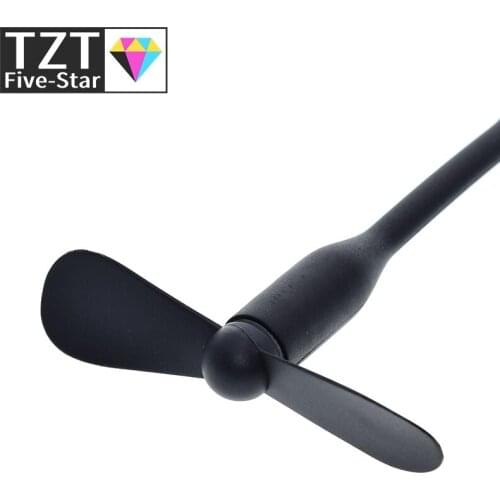 TZT Hot sale USB Fan Flexible portable removable USB Mini Fan For all Power Supply USB Output USB Gadgets