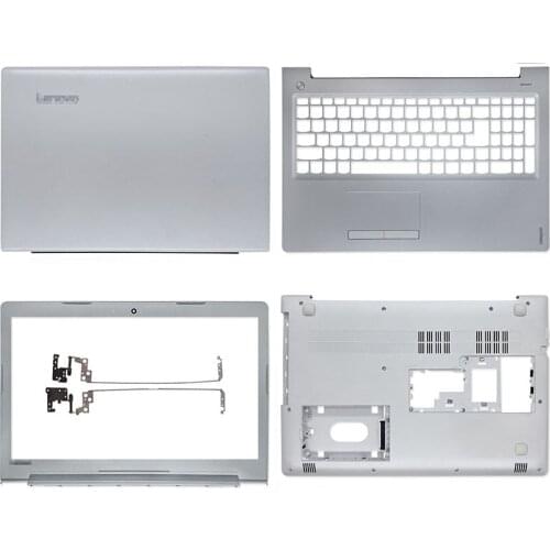 NEW Laptop LCD Back Cover/Front Bezel/Palmrest/Bottom Case For Lenovo ideapad 310-15 310-15ISK 310-15ABR Top Case Silver Black