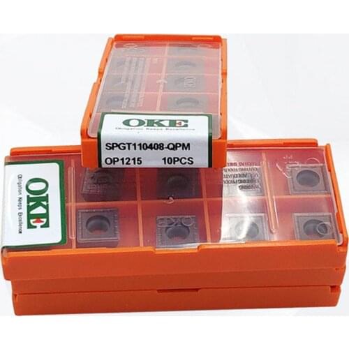 OKE SPGT050204-OPM/SPGT060204-OPM/SPGT07T308-OPM/SPGT090408-OPM/SPGT110408-OPM/SPGT140512-OPM OP1215 CNC carbide inserts