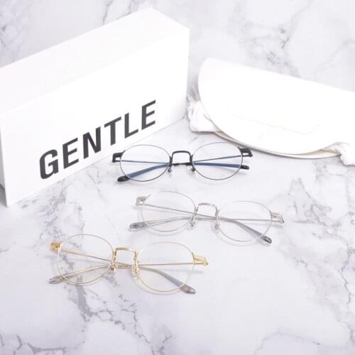 GM Super light Round Prescription Eyeglasses Frame Optical glasses Frames GENTLE SONICWLKER Men Women Reading glasses