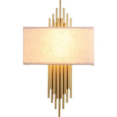 Nordic Bedroom Bedside Lamp Wall Lamp Simple Modern Aisle Corridor Hotel Golden Background Wall Lamp Creative LED Lamp
