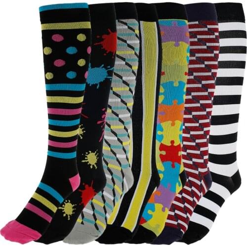 Sports Compression Socks Pressure Nursing Unisex Outdoor Cycling Running Stockings