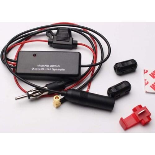 Universal 12V Automatic Ant-208plus Three In One Car Radio FM AM DAB Antenna Three In One Signal Amplifier