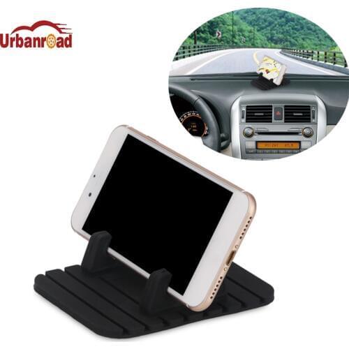 1Pcs Universal Car Holder Mobile Phone Stand Bracket Support GPS For iPhone Samsung Xiaomi Sony Soft Silicone Car Phone Holder