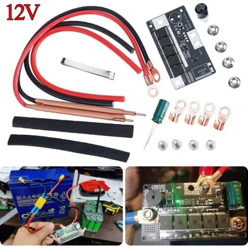 12V Battery Storage Spot Welding Machine PCB Circuit Board Welding Equipment Spot Welders Pen For 18650/26650/32650 Spot Welding