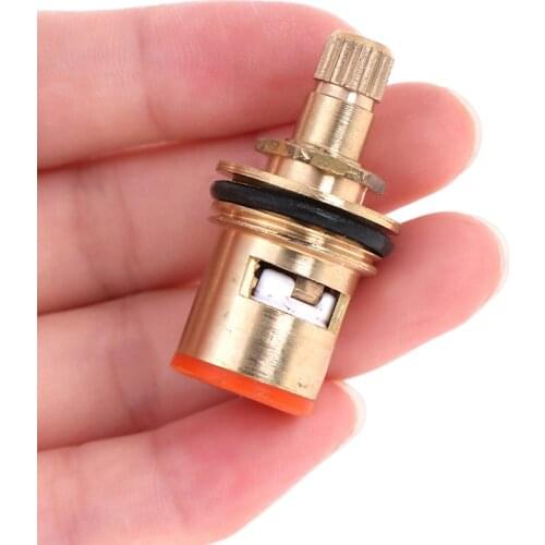 1pcs 1/2" 20 Teeth Ceramic Tap Cartridge Disc Quarter Turn Valve Replaceme Faucet Cartridges Accessories