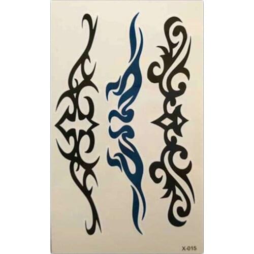 1PC 10*6cm Waterproof Cirrus Transfer Totem Temporary Tattoo Sticker Sexy Body Art for Neck Waist Skin Decoration