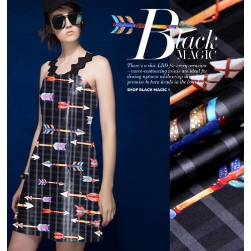 118 cm printed silk fabric for dress 19 mm silk silk stretch satin fabric digital inkjet spandex fabric wholesale silk cloth