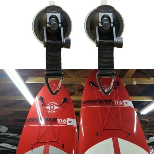 2/Pk Heavy Duty Tie Down Suction Anchor Suction Cup with Strap For Car roof Boat