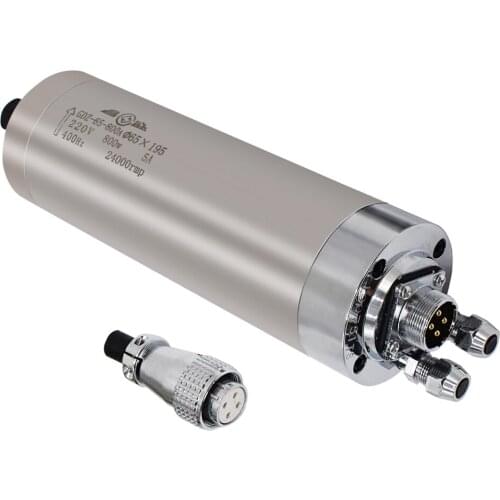800W ER11 Spindle Motor 24000rpm Water-cooled 65x158mm Electric Motor Spindle for CNC Engraving Machine