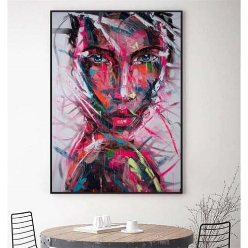 African Art Abstract Girl Wall Art Canvas Posters Graffiti Art Posters And Prints Woman Portrait Street Wall Pictures Home Decor