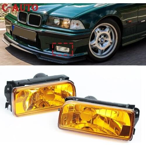 Car Front Fog Lights Fog Lamp car head lights with no bulbs For BMW E36 1992-1998 63178357389 53178357390 Car-styling