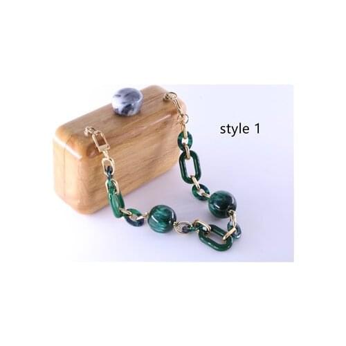 Brand Fashion New Women Luxury Evening Bag Ink Cute Round Clasp Wood Should bags Woman Lovely Solid Wooden Casual Chain Clutch